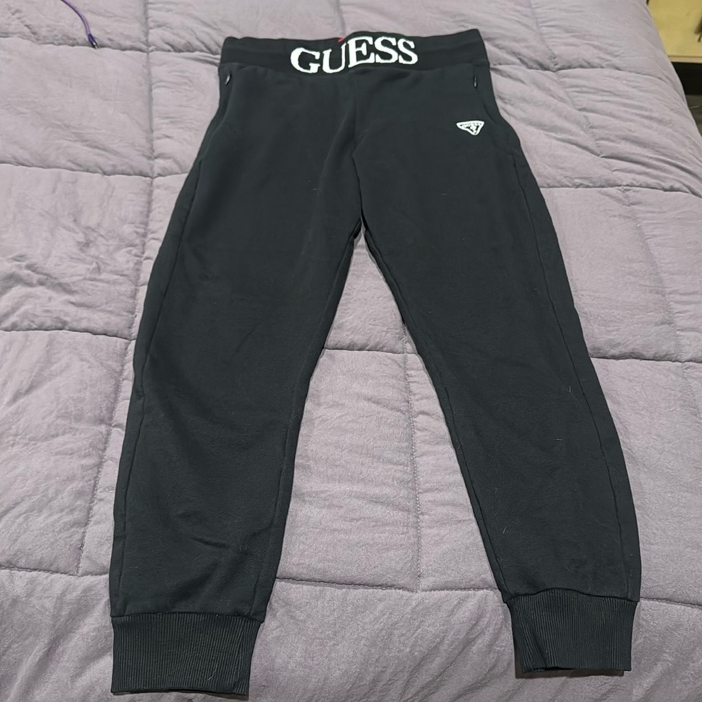 Guess sweatpants joggers with logo waistband
